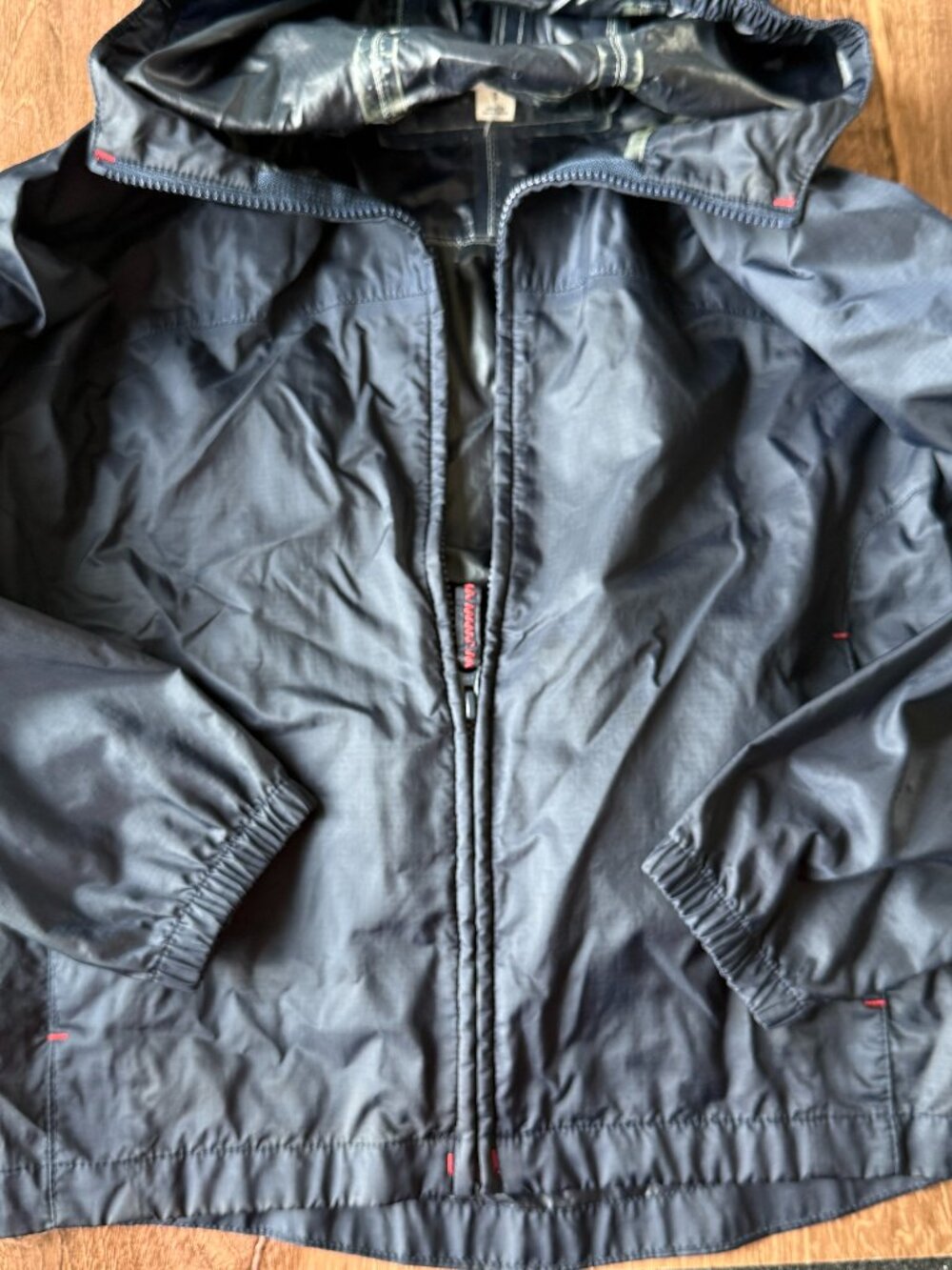 Lands’ End Kids Navy Windbreaker Jacket 8